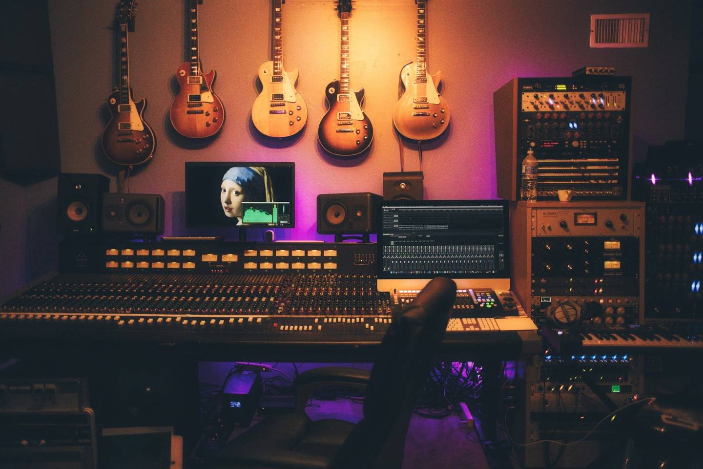 Music production lesson illustration